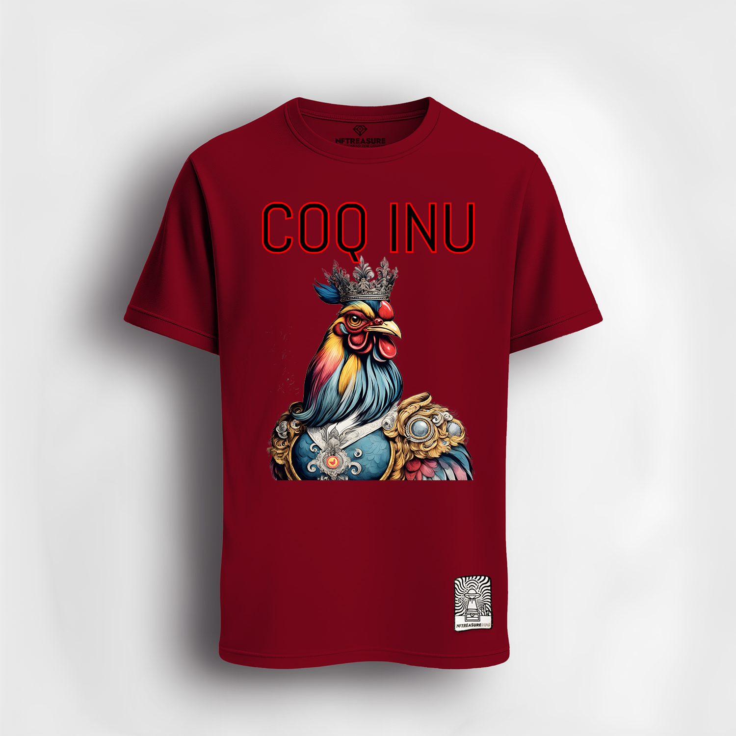 coq-inu-king-front-red
